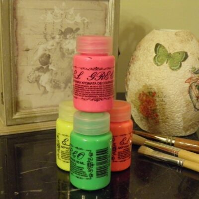 Aκρύλικα χρώματα decoupage fluo 60 ml - El Greco
